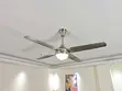 Four-Blade Ceiling Fan with Light and Remote - 3