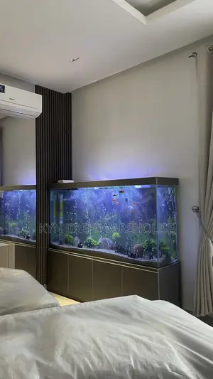 Custom Built Aquarium with 30 Fish