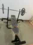 Brand New Bench, Barbell & 20kg Weight Set - 4