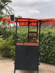 Food Stand with Built-in Stove and Gas Cylinder Line - 1