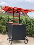 Food Stand with Built-in Stove and Gas Cylinder Line - 3