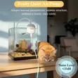 FEDOUR Mini Aquarium Air Pump - Ultra Quiet Nano Aerator - 2