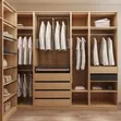L-Shape Closet/Built-in Wardrobe with LED Lighting - 2