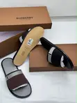 Executive Burberry Flat Sole Slippers - 1