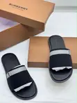 Executive Burberry Flat Sole Slippers - 2