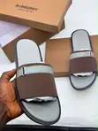 Executive Burberry Flat Sole Slippers - 4