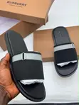 Executive Burberry Flat Sole Slippers - 5