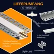 Milky LED White Cover Aluminum Profile Channel - 1