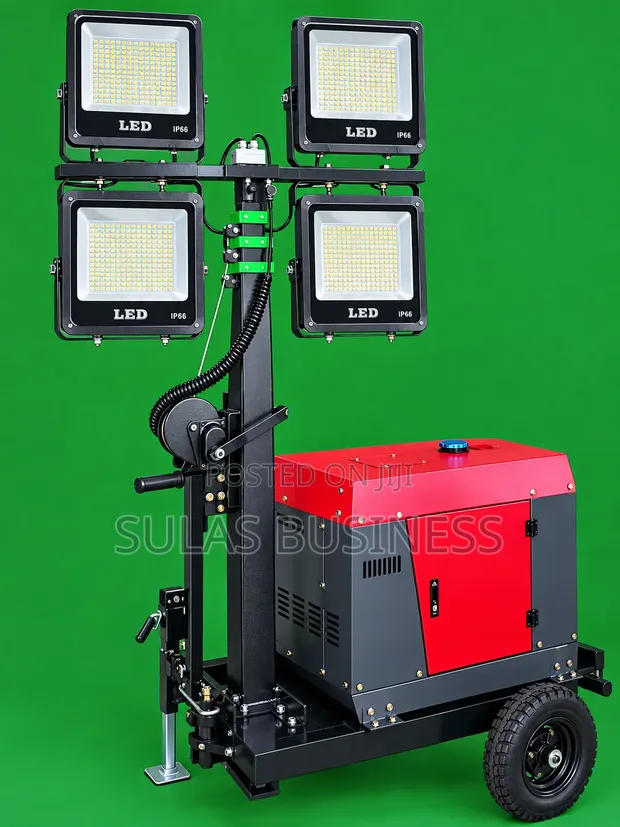 Tower Light - 10,000 Lumens, 2500W x 4 - 1