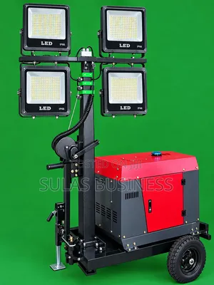 Tower Light - 10,000 Lumens, 2500W x 4