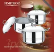 STNIITHANZ 3-Piece Stainless Steel Cookware Set - 2
