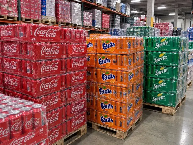 Coke, Fanta, and Sprite Cans - 1