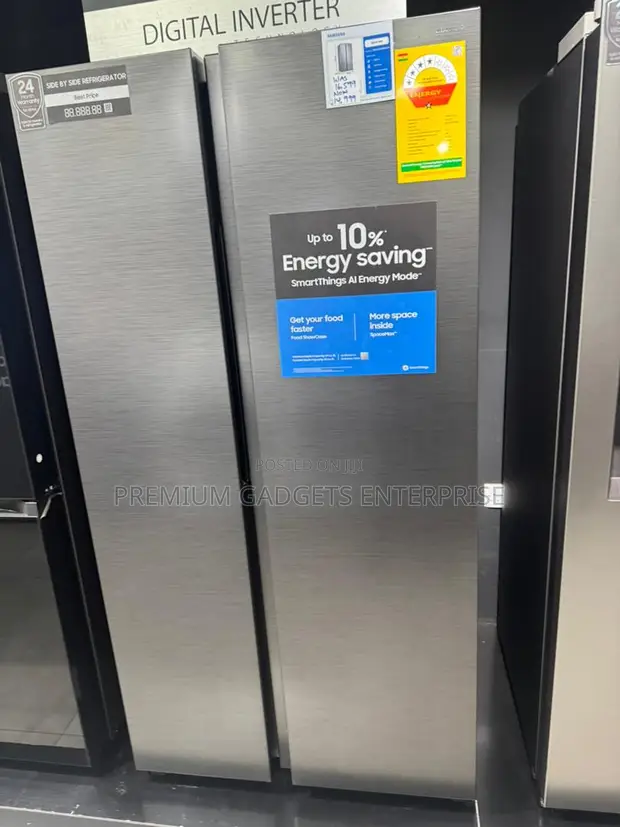 Samsung 583L Side-by-Side Refrigerator | No Frost, Smartthings - 1