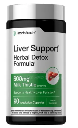 Live Support Herbal Detox with Dandelion, Milk Thistle, L-Glutathione