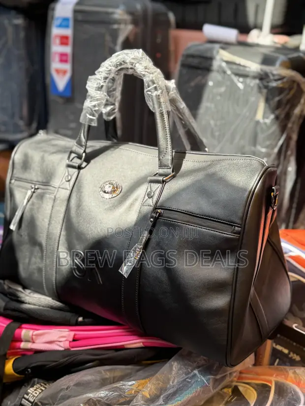 Premium Sunsilk Pure Leather Large Duffle Travel Bag - 1