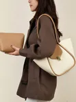 Luxury Tote Bag with Inner Pouch - 3