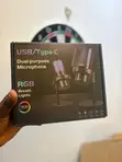 USB Type-C Dual-Purpose RGB Condenser Microphone - 2