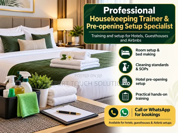 Professional Housekeeping Trainer & Pre-Opening Setup Specialist - 1