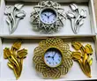 Gold Sunburst Wall Clock - 1