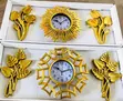 Gold Sunburst Wall Clock - 2