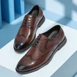 Men's Brown Derby Shoes - Size 44 - 2