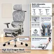 High-End Dragon Mesh Office Chair - 3