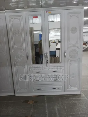 Spacious 4-Door Wardrobe - Brand New