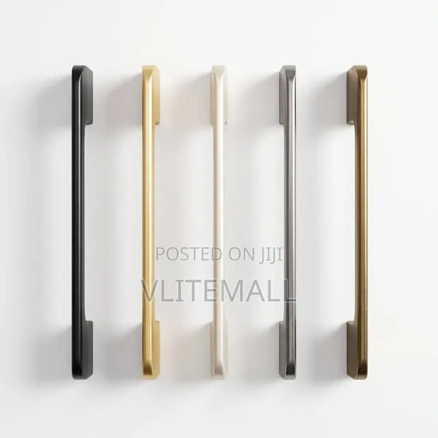 Cabinet Handle 600mm Black Aluminum - 1
