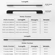 Cabinet Handle 600mm Black Aluminum - 3