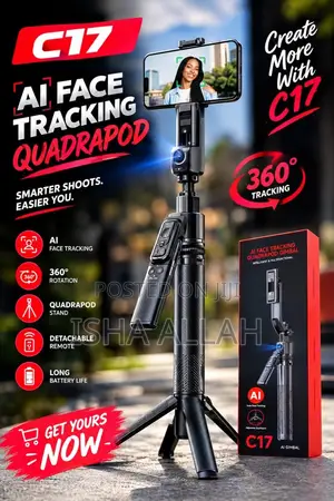 C17 AI SmartTrack Gimbal - Hands-Free Content Creation