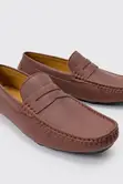 Boohoo Man UK Men's Brown Loafers - Casual Shoes - 2