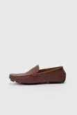 Boohoo Man UK Men's Brown Loafers - Casual Shoes - 3
