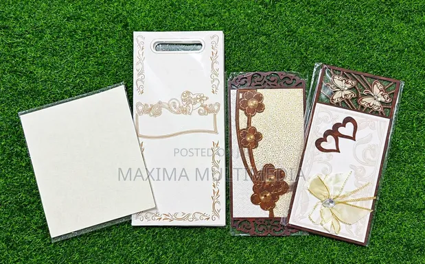 Wooden Invitation Card with Envelope - 1