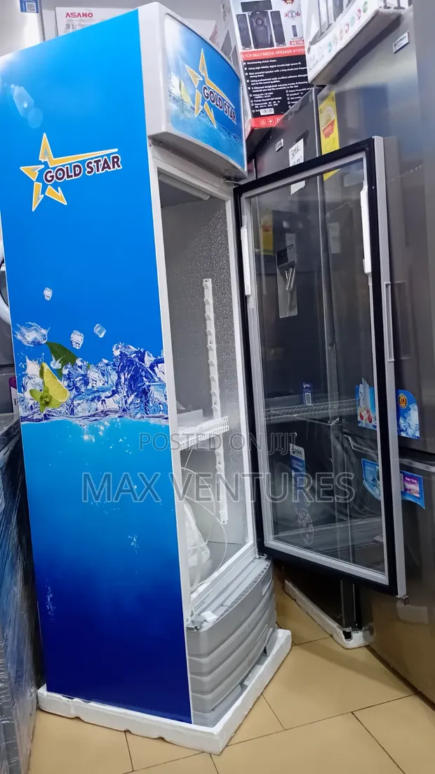 Commercial 229L Display Fridge - Gold Star - 1