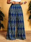 African Print Palazzo Pants - Brand New - 1