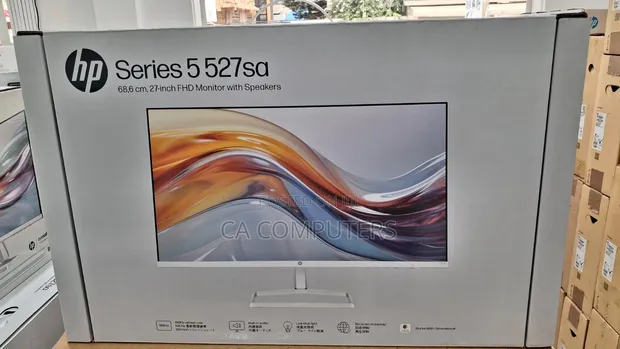 HP Series 5 527sa 27-inch FHD Monitor with Built-in Speakers - 1