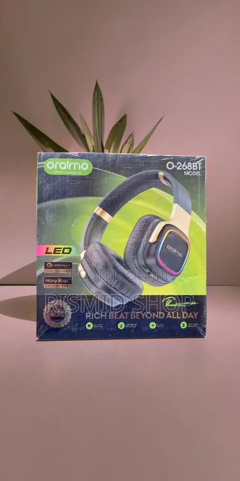 Oraimo O-268BT Wireless Over-Ear Headphones - 1