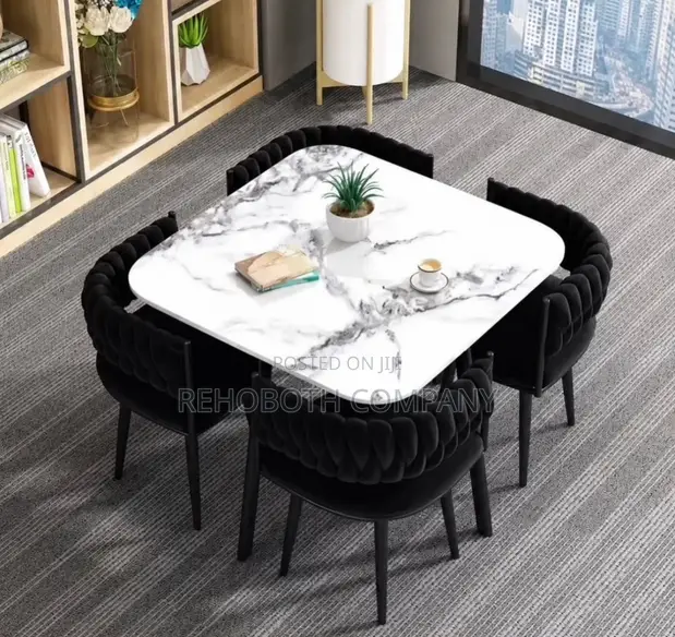 Original Round Dining Table Complete Set - 1