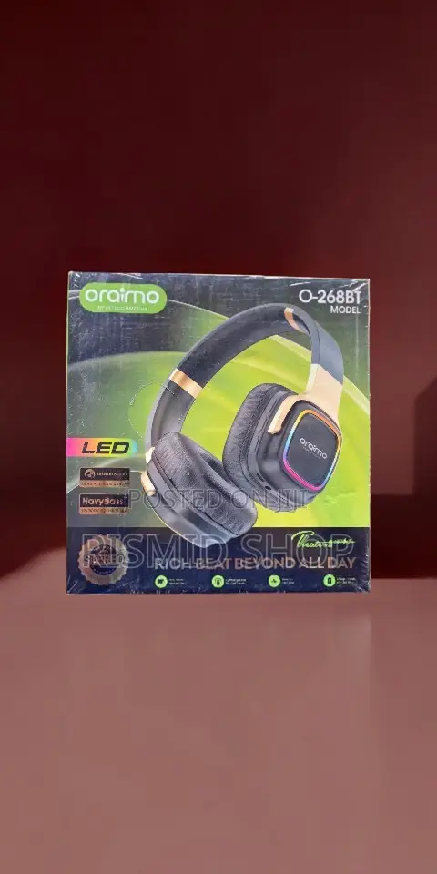 Oraimo O-268BT Classic LED Headphones - 1