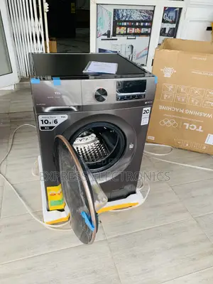 TCL 10.5kg/6kg DD Inverter Washer Dryer - Dark Grey