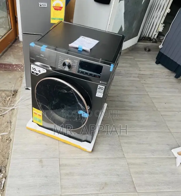 Brand New TCL 10.5kg Front Load Washing Dryer (Gray) - 1