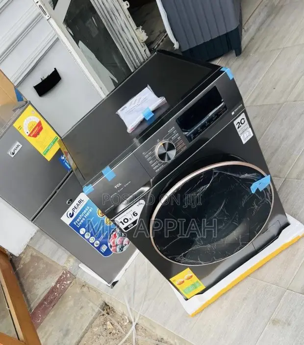 Brand New TCL 10.5kg Front Load Wash Dryer (Gray) - 1