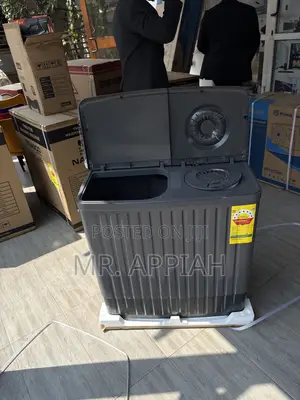 Classic Nasco 11kg Twin Tub Washing Machine (Dark Gray)