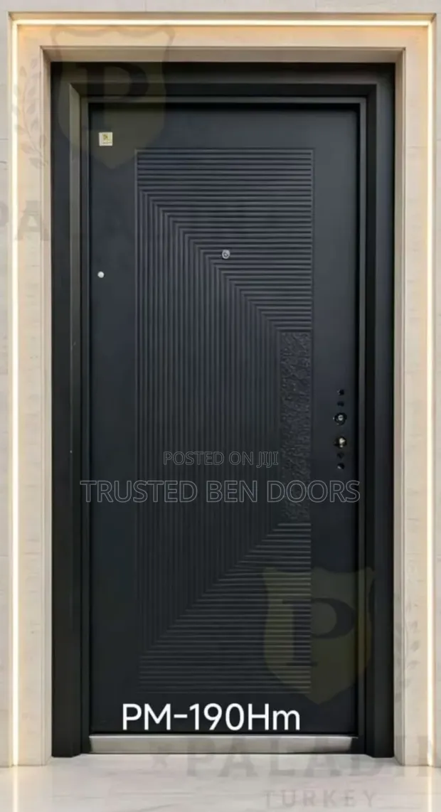 Paladin Turkey Security Single Black Door - 1