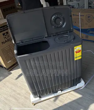 Affordable Nasco 11kg Twin Tub Washing Machine (Dark Grey)