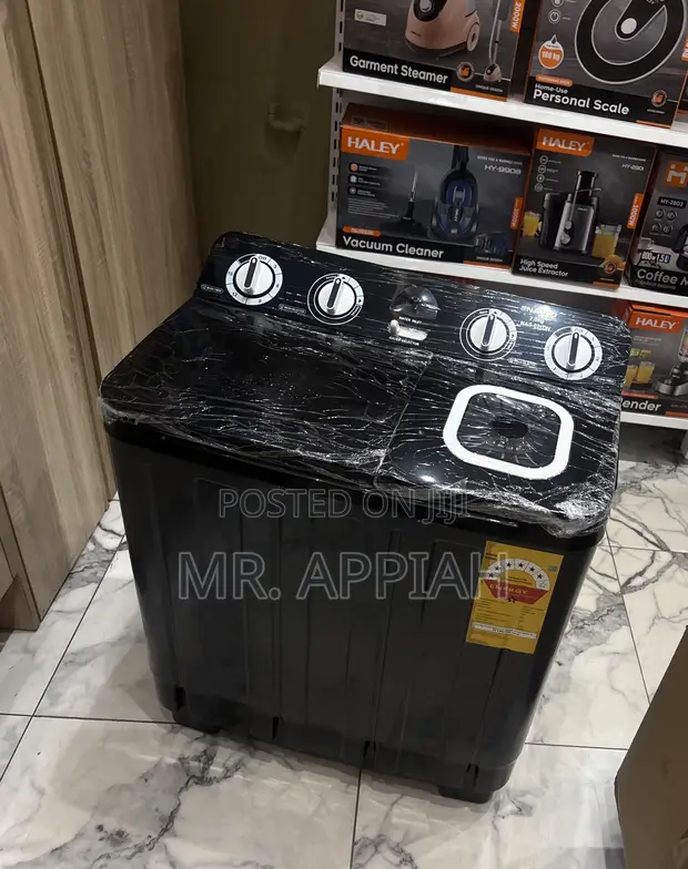 Classic Nasco 7kg Spin Dry Electric Washing Machine (Dark Grey) - 1