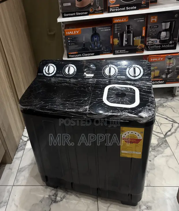 Nasco 7kg Semi-Automatic Washing Machine (Dark Grey) - 1