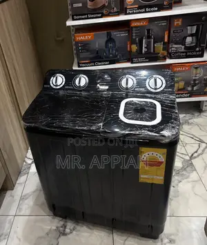 Nasco 7kg Semi-Automatic Washing Machine (Dark Grey)