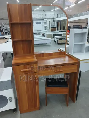 Brand New Wood-Mode Dresser with Chair