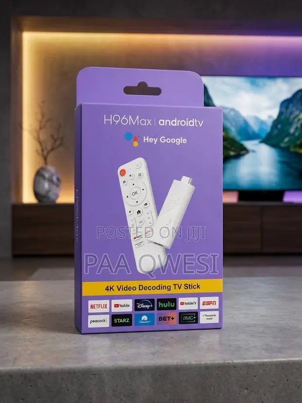 H96Max Android TV Stick with Remote - 1